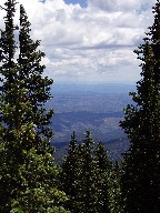 View from the Trail going up Baldy